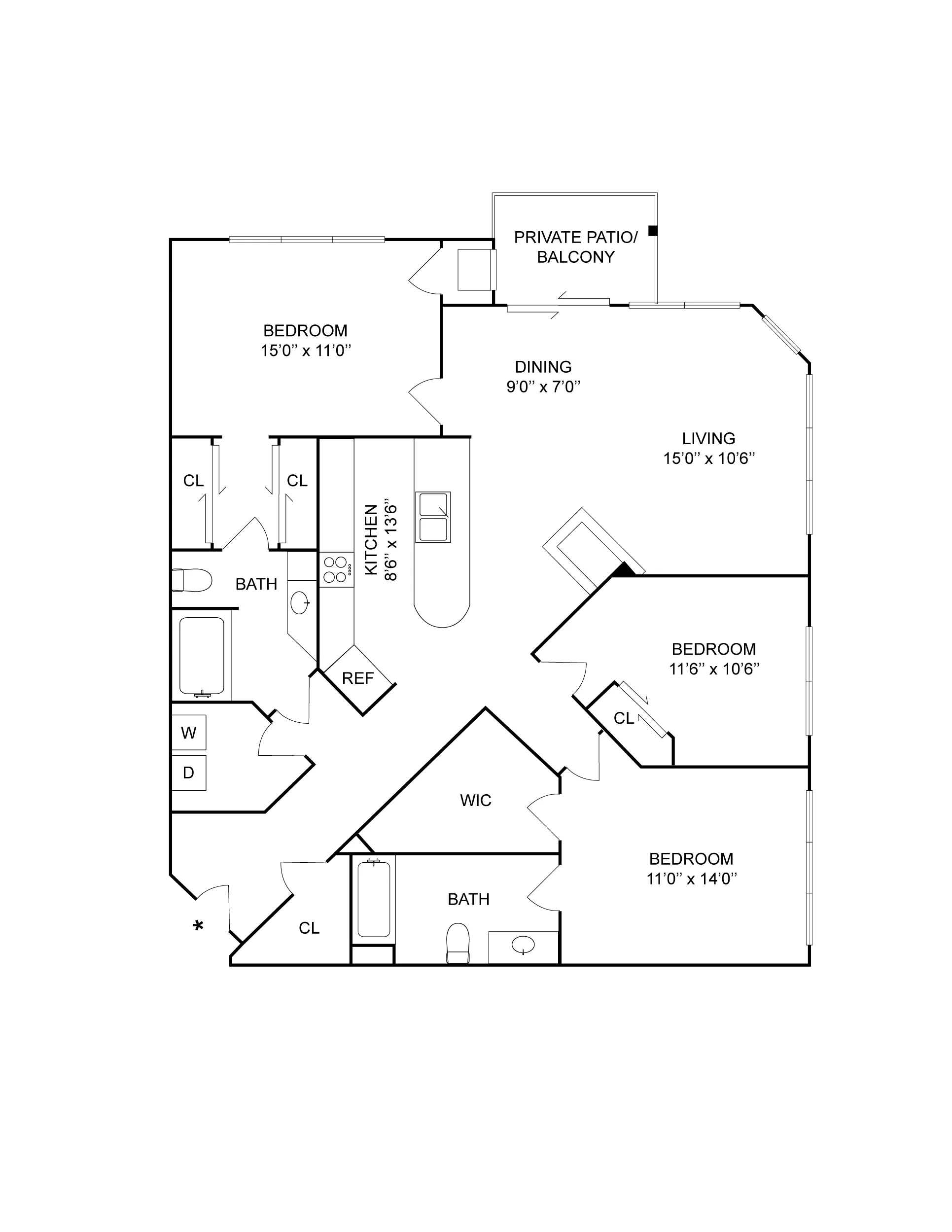 Floorplan Images | Arrive at Medicine Lake