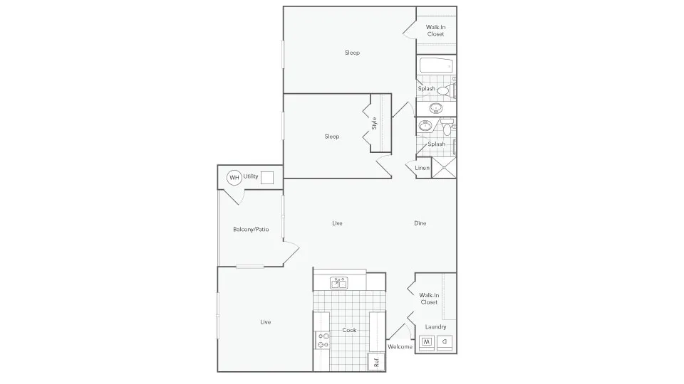 renew woodland ranch floorplan 2f