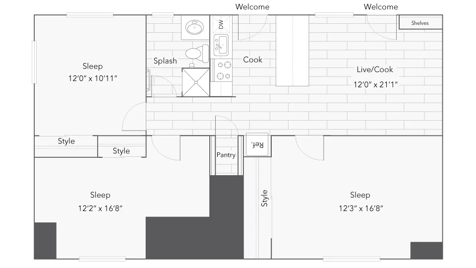 Floorplan Image | The Social Amherst