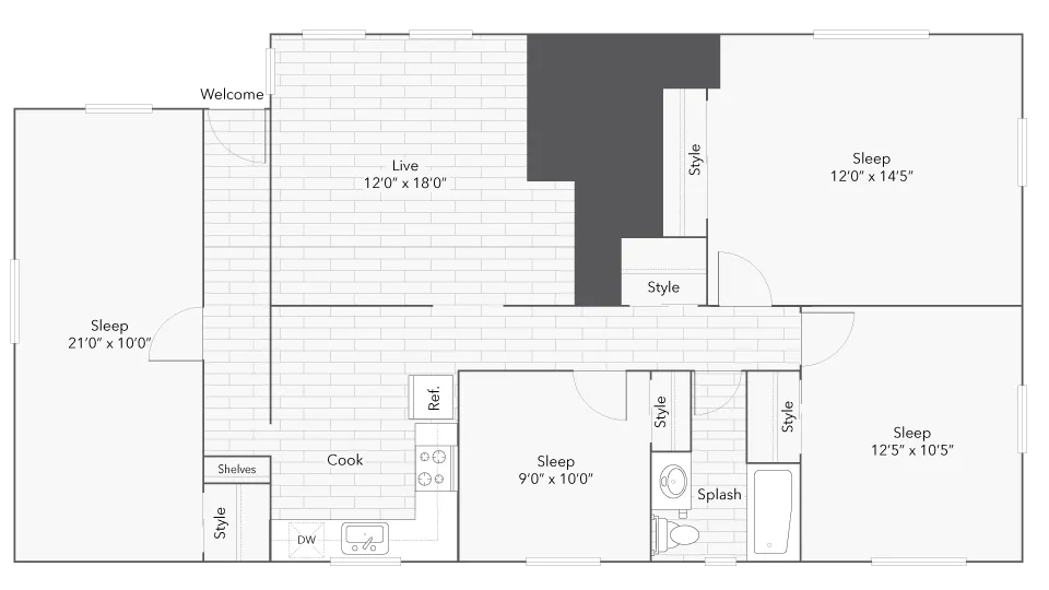 Floorplan Images | The Social Amherst