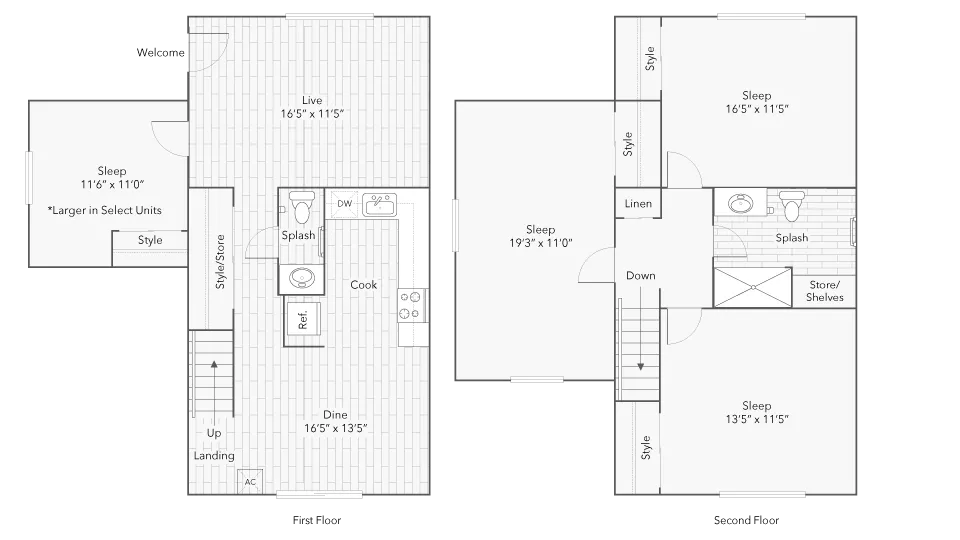 Floorplan Images | The Social Amherst