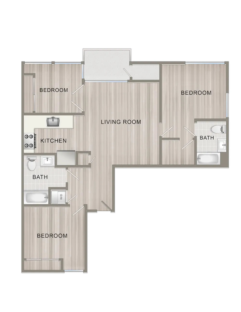 arrive west la plan d1 3-bed