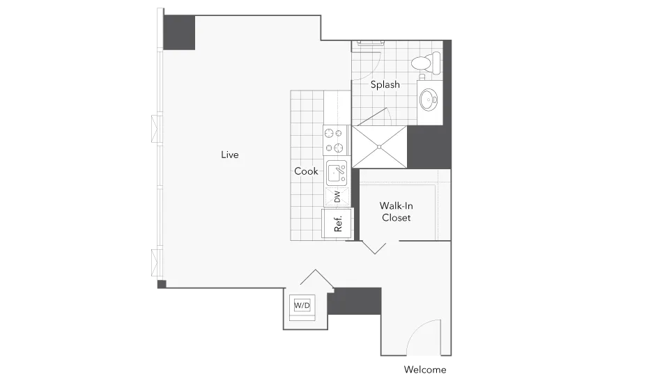 Floorplan Images | Arrive Michigan Avenue