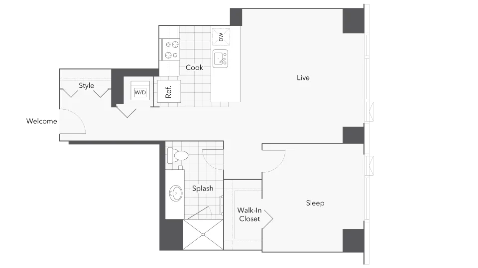 Floorplan Images | Arrive Michigan Avenue