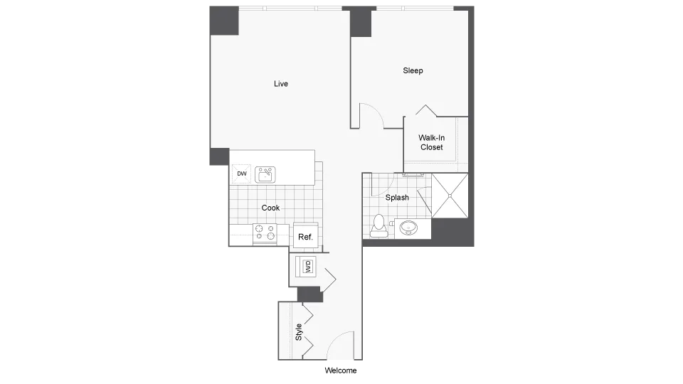 Floorplan Images | Arrive Michigan Avenue