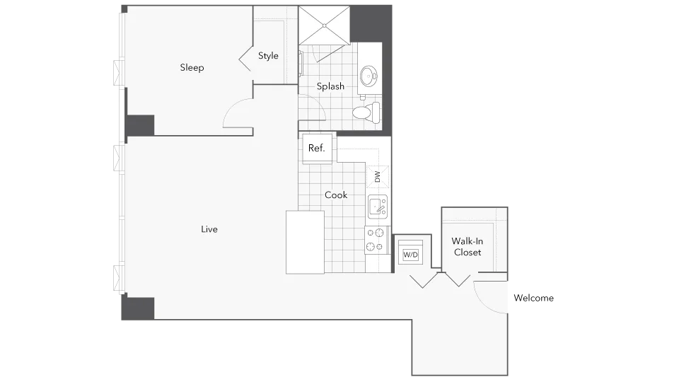 Floorplan Images | Arrive Michigan Avenue