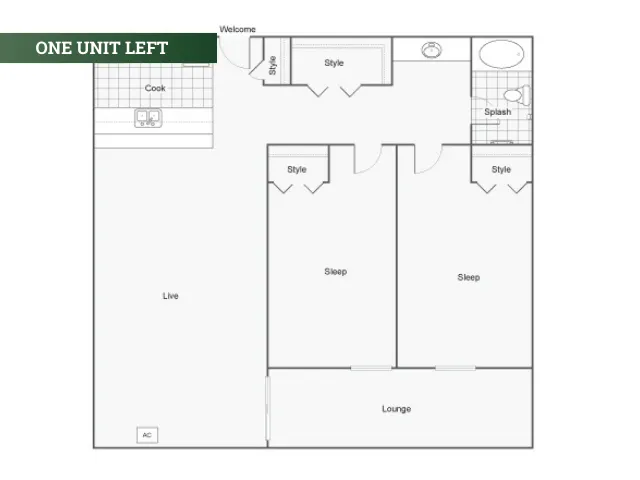 Floor Plan  | The Social West Student Spaces for Rent in Fort Collins CO 80521