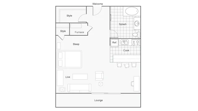 Floor Plan | The Social West Apartment Homes for Rent in Fort Collins CO 80521