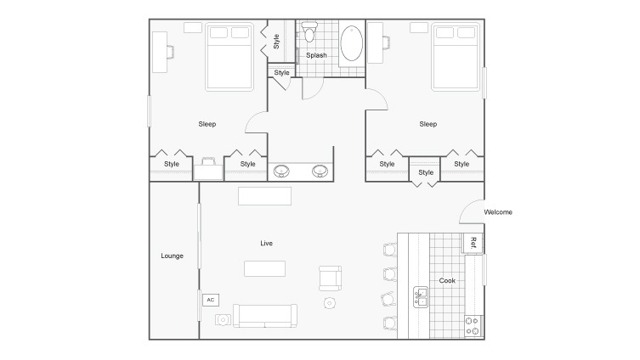 Floor Plan | The Social West Apartment Homes for Rent in Fort Collins CO 80521