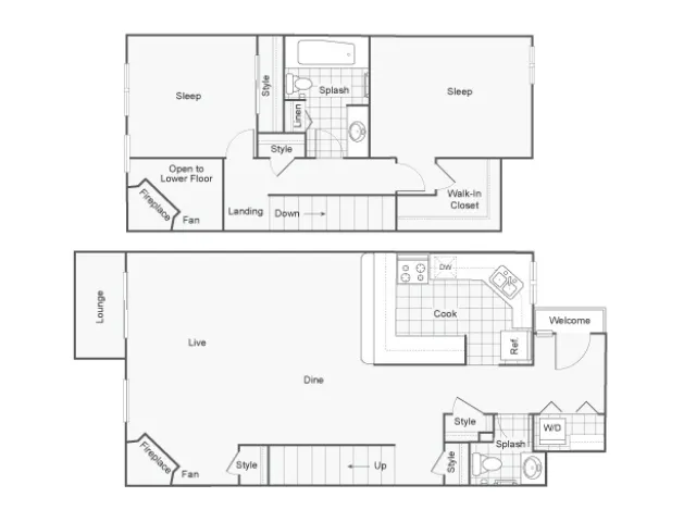 Floor Plan | The Social West Apartment Homes for Rent in Fort Collins CO 80521
