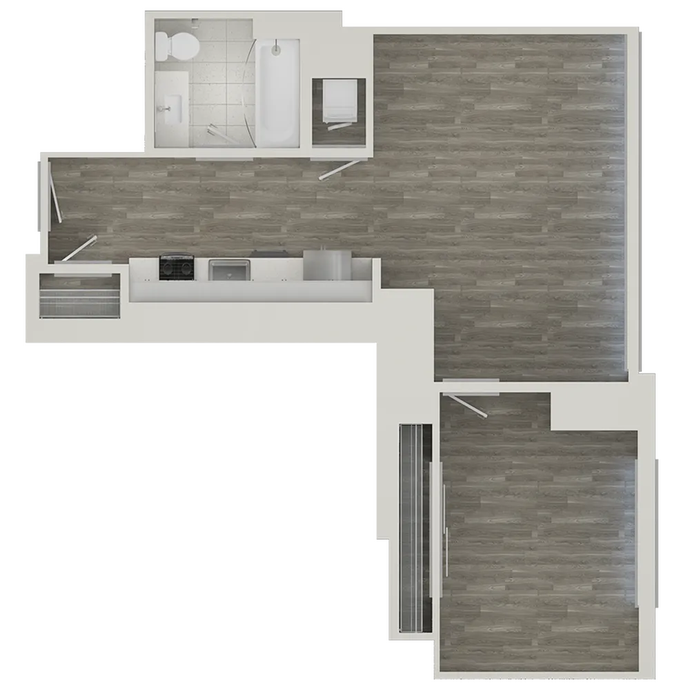 The Emerson Plan A1 1-Bed
