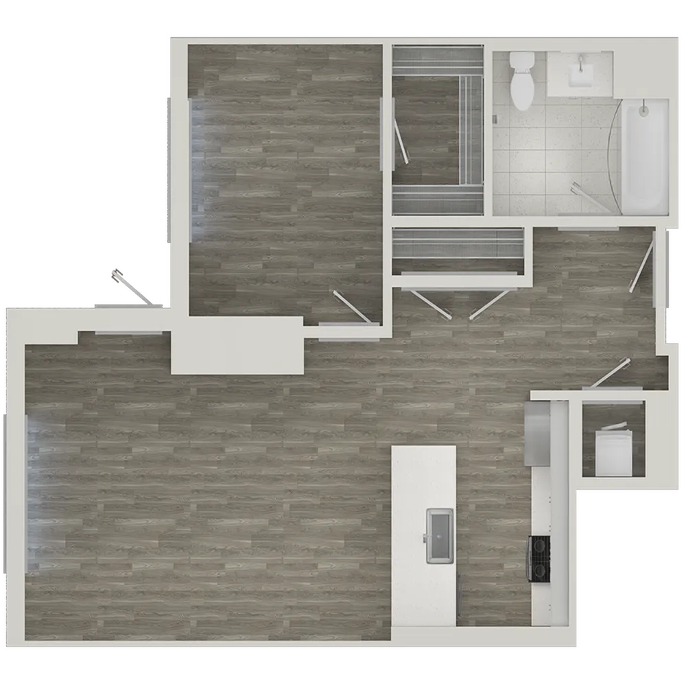 The Emerson Plan A5 1-Bed