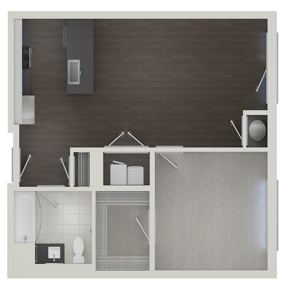 The Emerson Plan A4 1-Bed