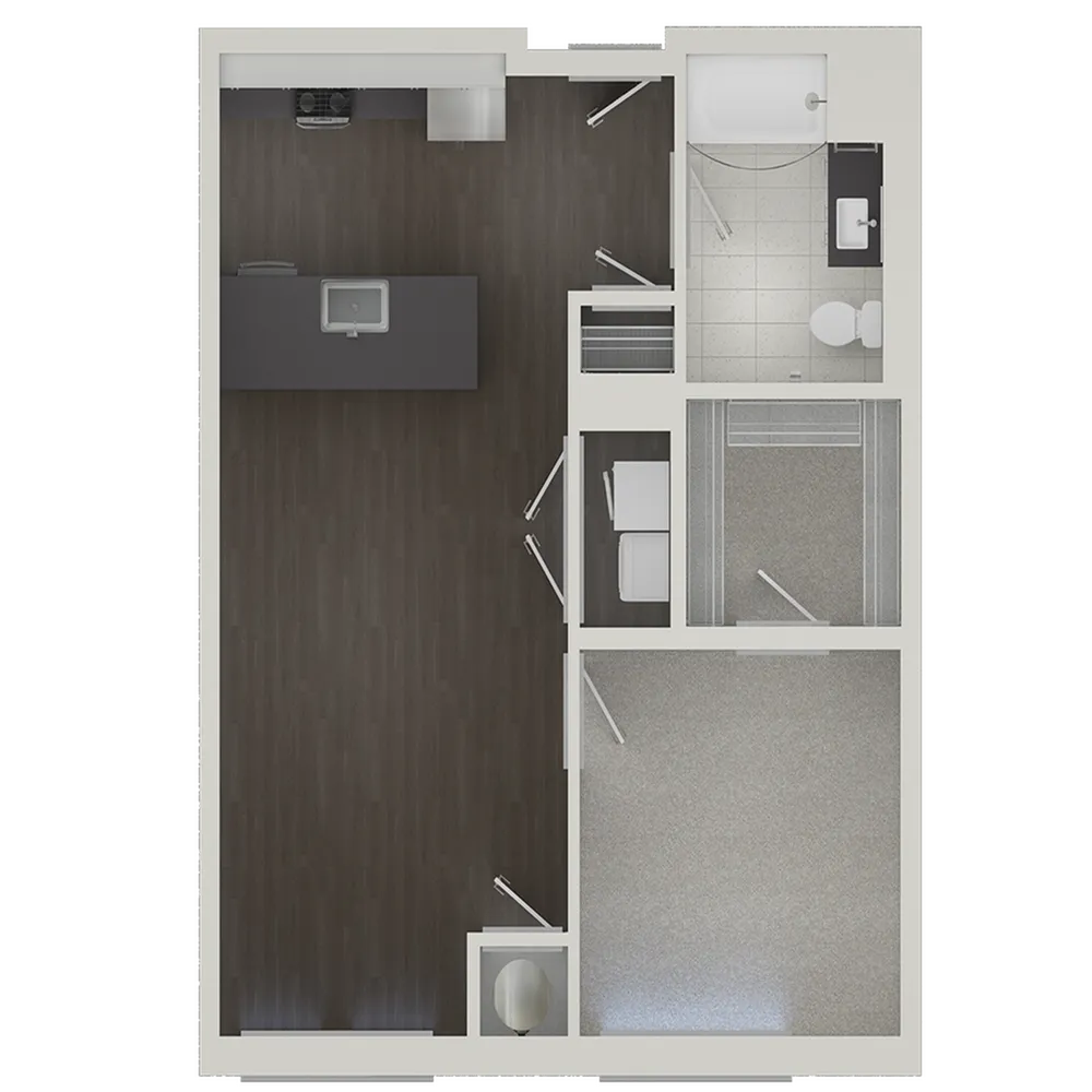The Emerson Plan A8 1-Bed