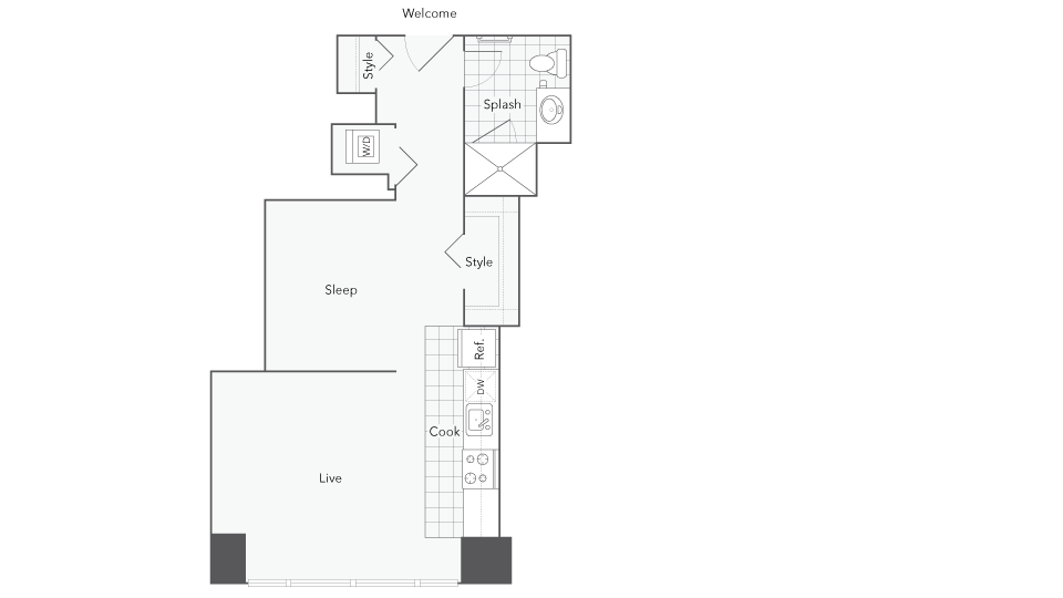 Floorplan Images | Arrive Michigan Avenue