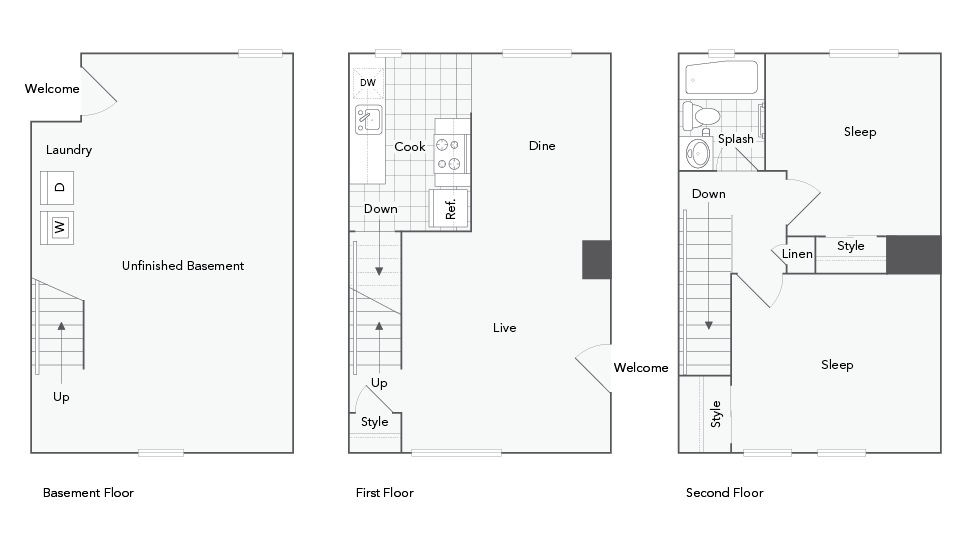 Beltsville 2-Bedroom Floorplan