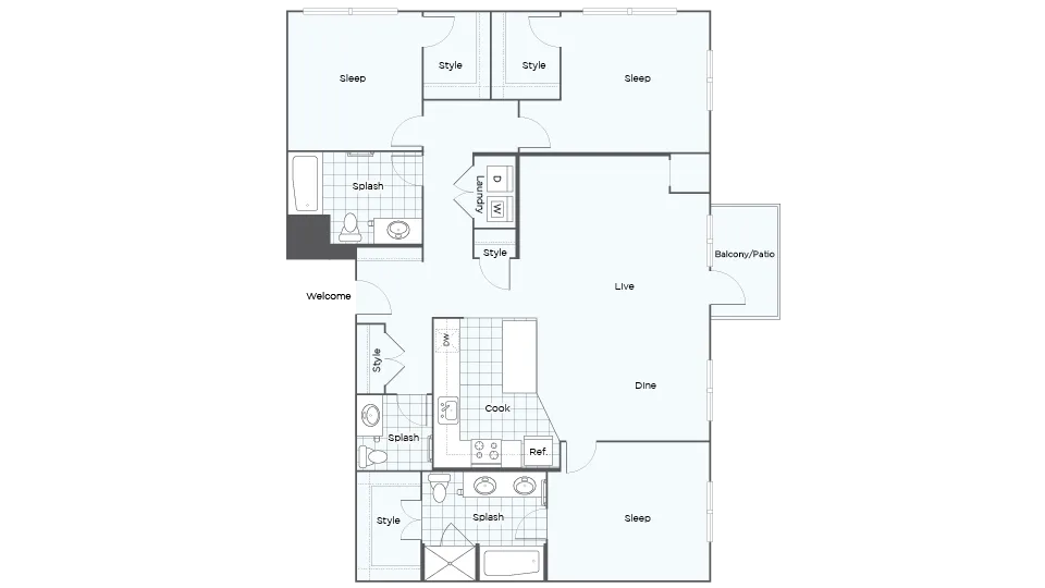 Nordhaus Plan C1 3-Bed