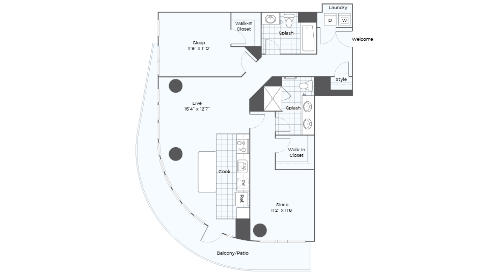 Nordhaus Plan B3T 2-Bed