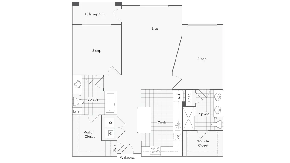 Floorplan Images | Arrive Brentwood