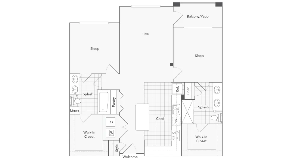 Floorplan Images | Arrive Brentwood