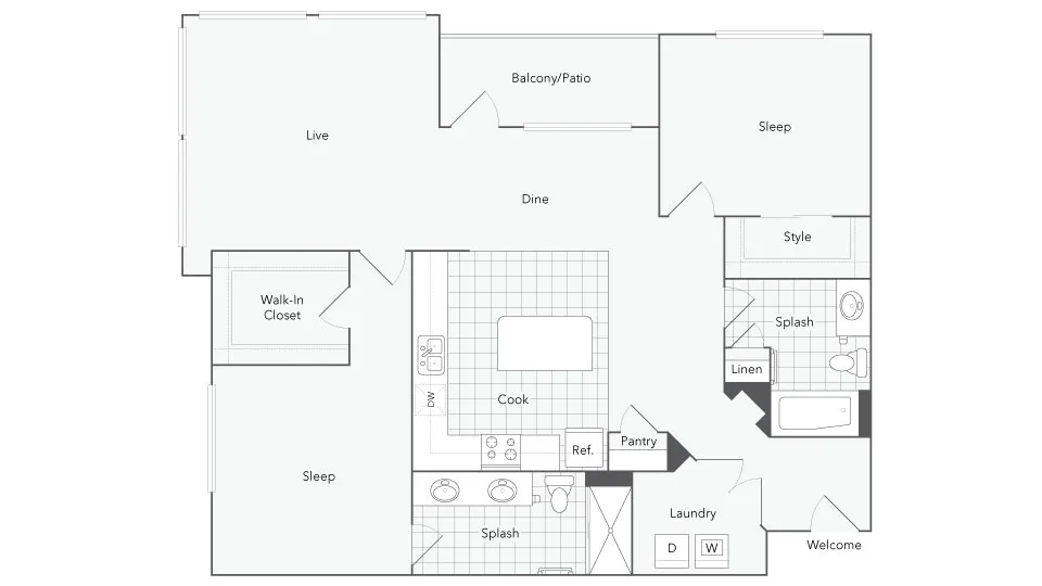 Floorplan Images | Arrive Brentwood