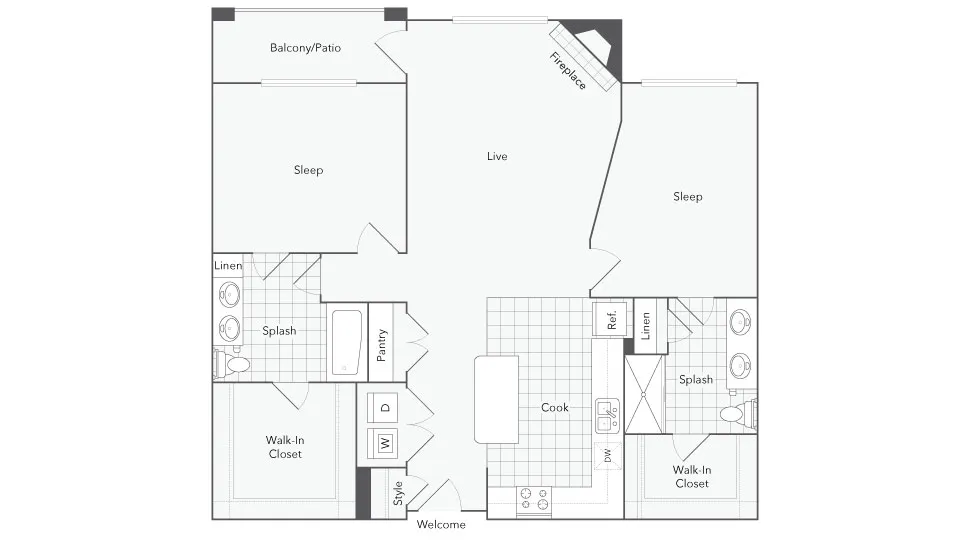 Floorplan Images | Arrive Brentwood