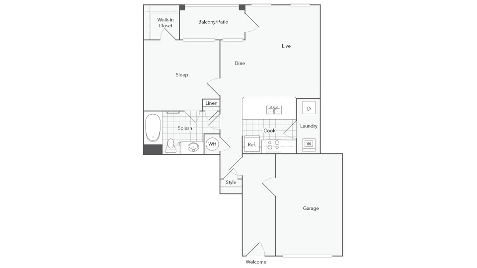 Floorplan Images | Arrive Brentwood