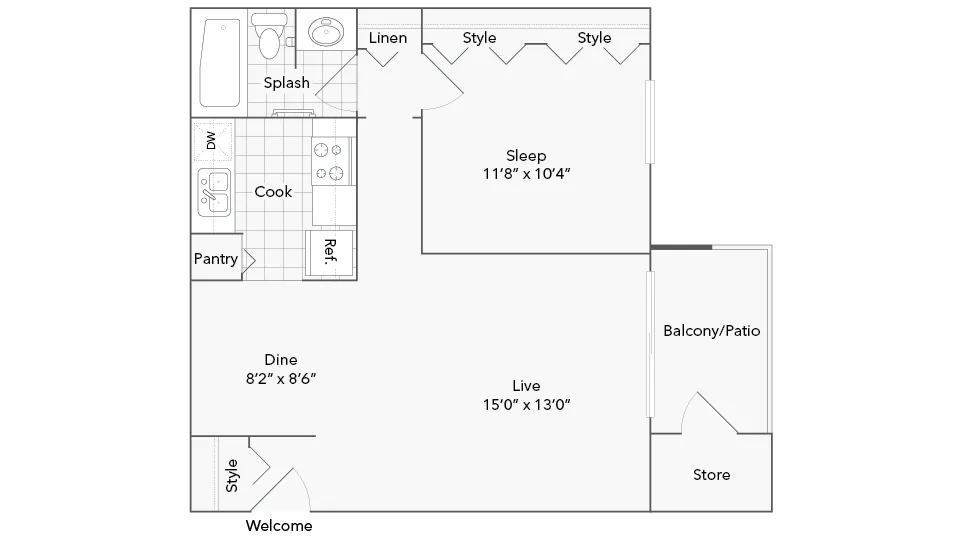 Isthmus floor plan