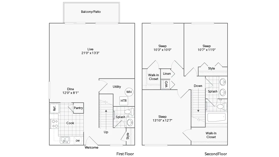 Monona floor plan