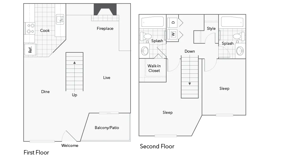 B4 - TH floor plan