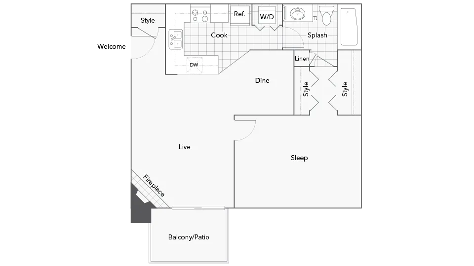 Astor floor plan