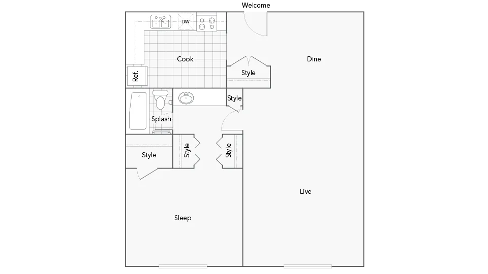 Alpine floor plan