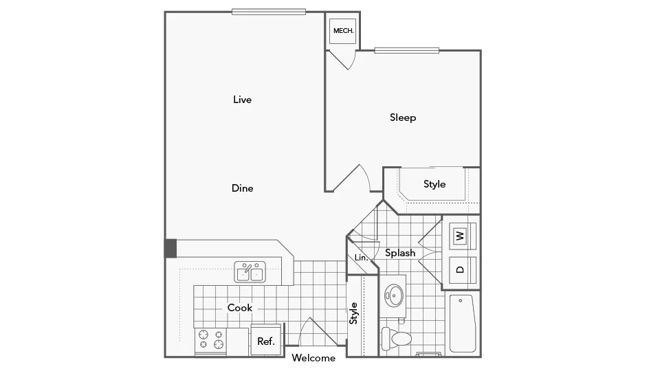 A1 floor plan