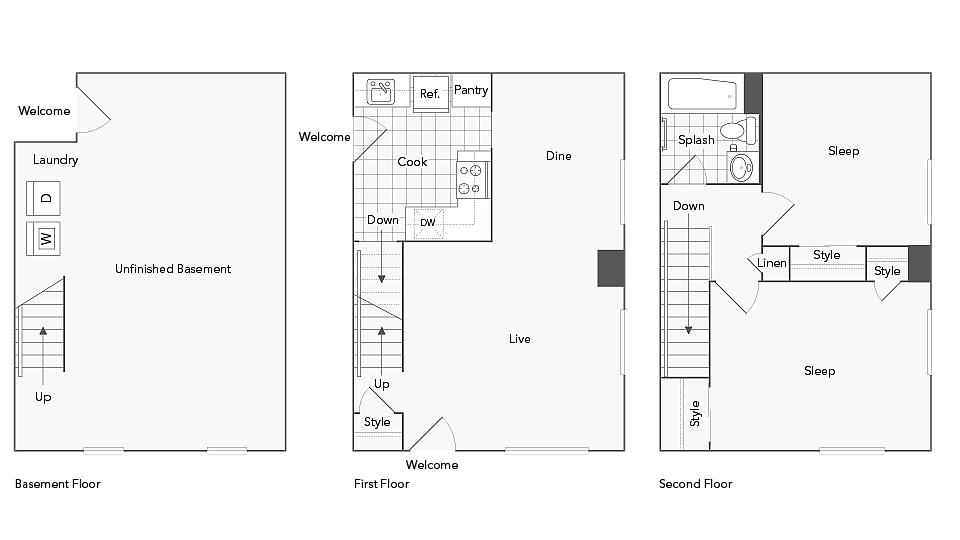 2 Bedroom Townhome