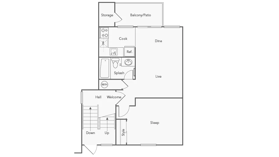 Asheville floor plan