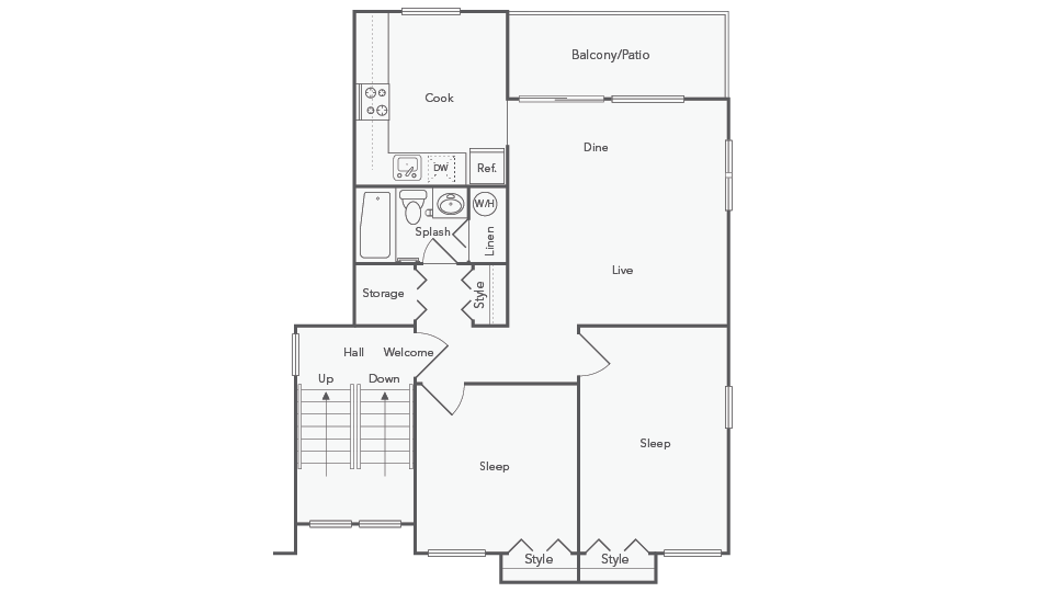 Brookside floor plan