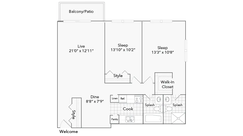 Mickelson floor plan