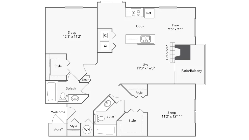 Floorplan Images | ReNew Marina Shores