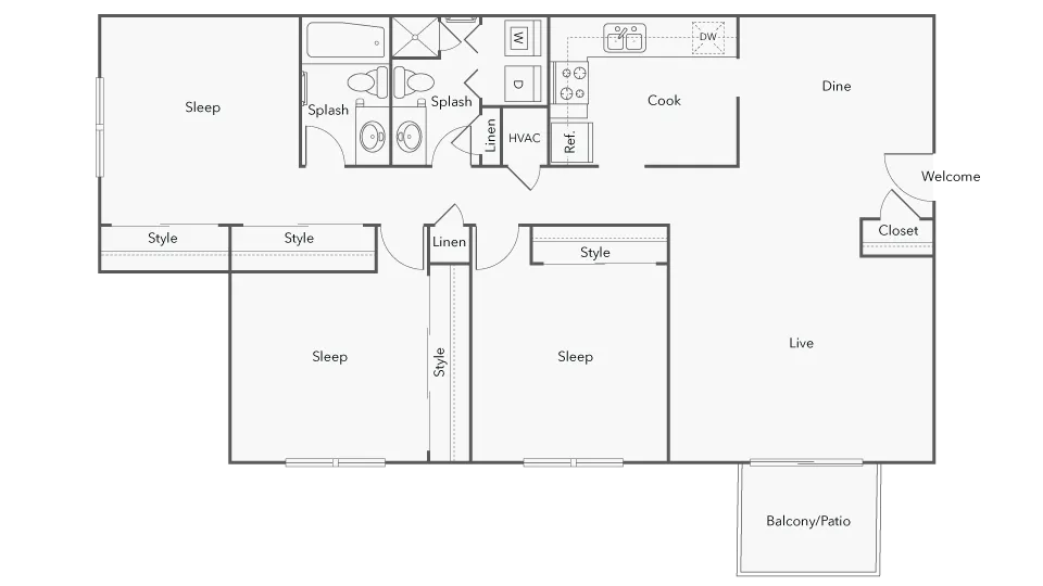 Floorplan Images | Arrive Vinings