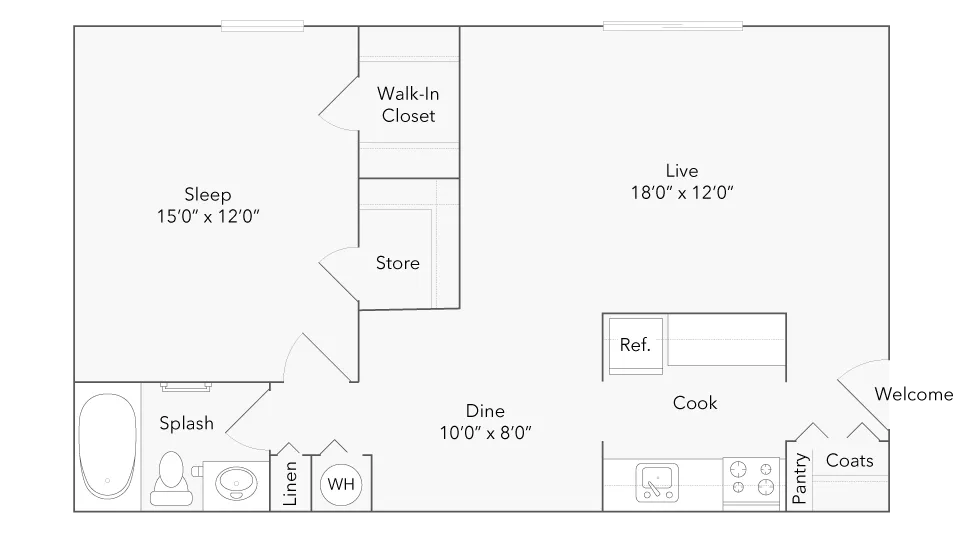 Athens floor plan