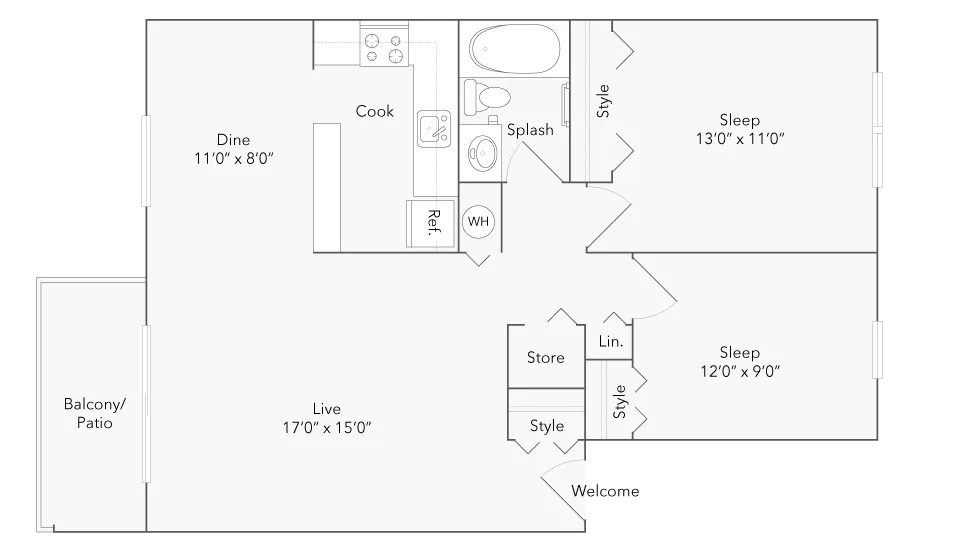 Bristol floor plan