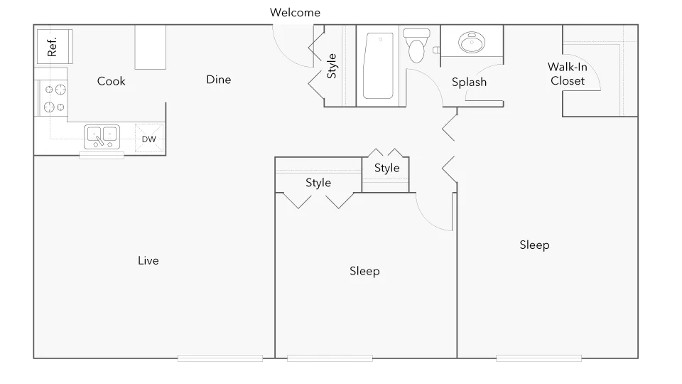 Bishop floor plan