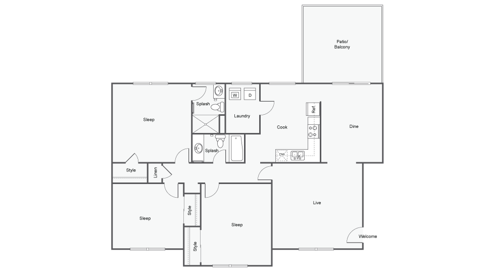 Dalton floor plan