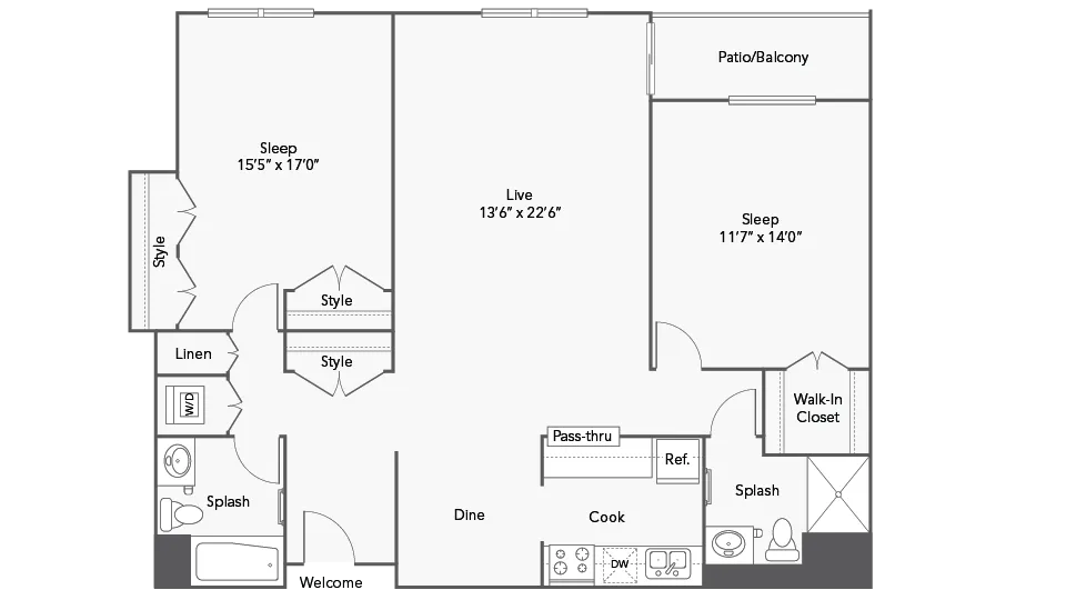 Bayonne floor plan