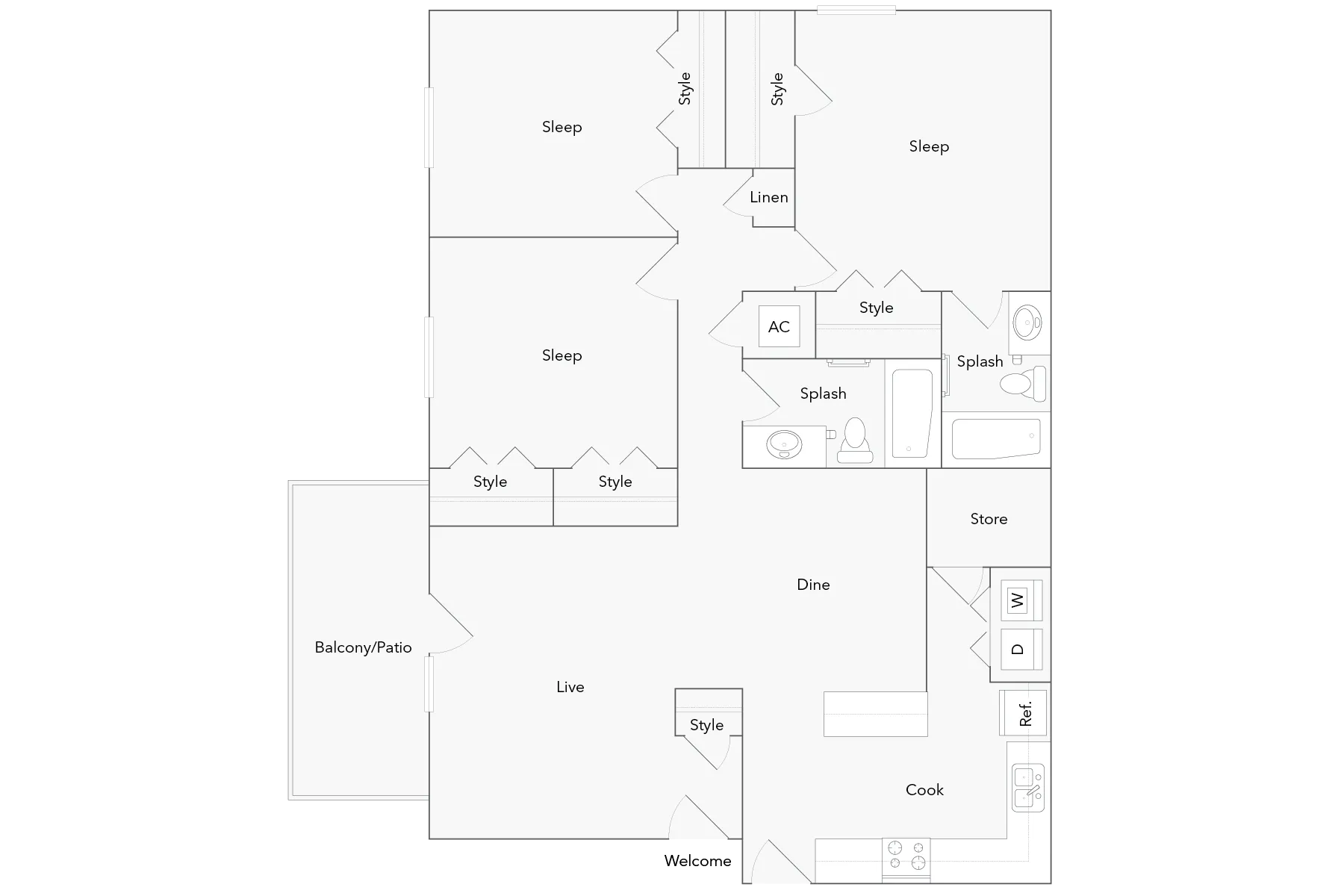 Derry floor plan