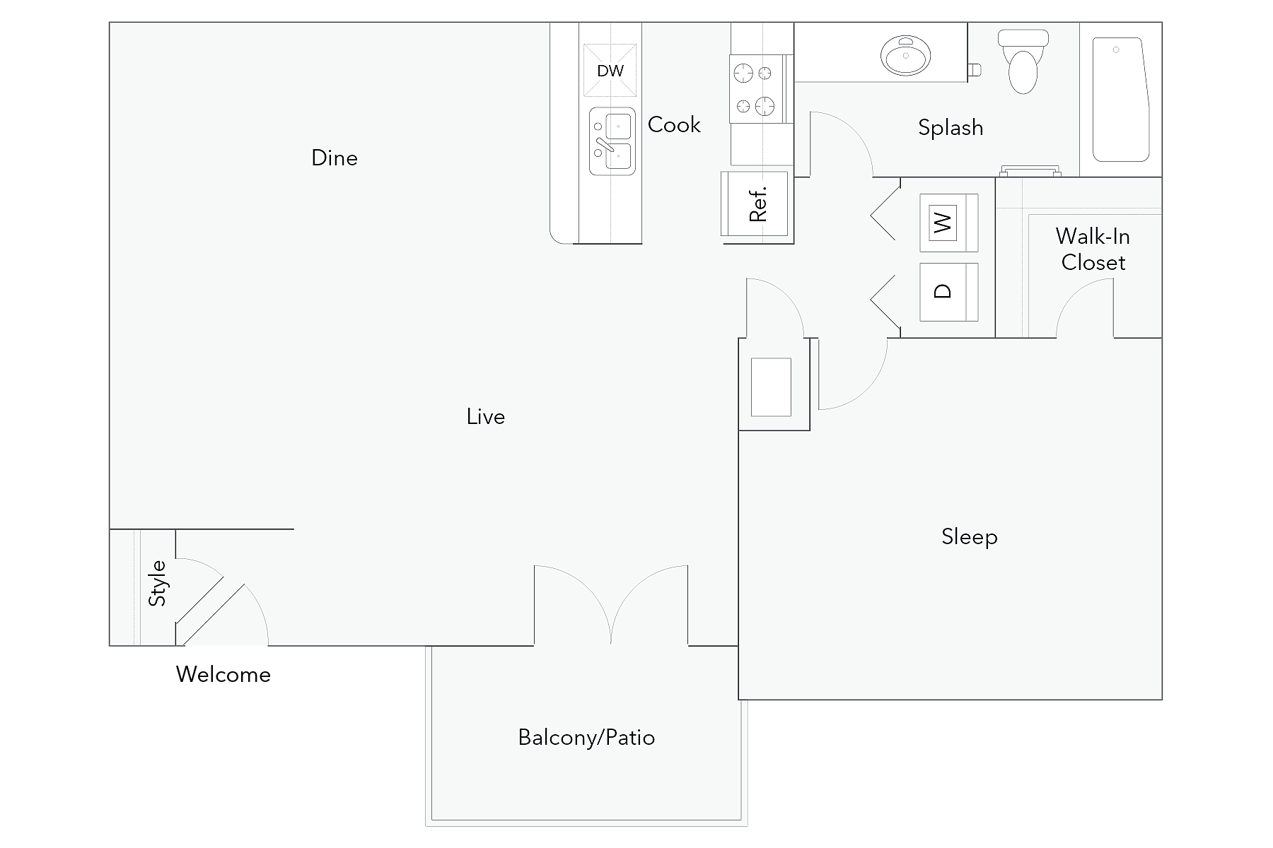 Asheville floor plan