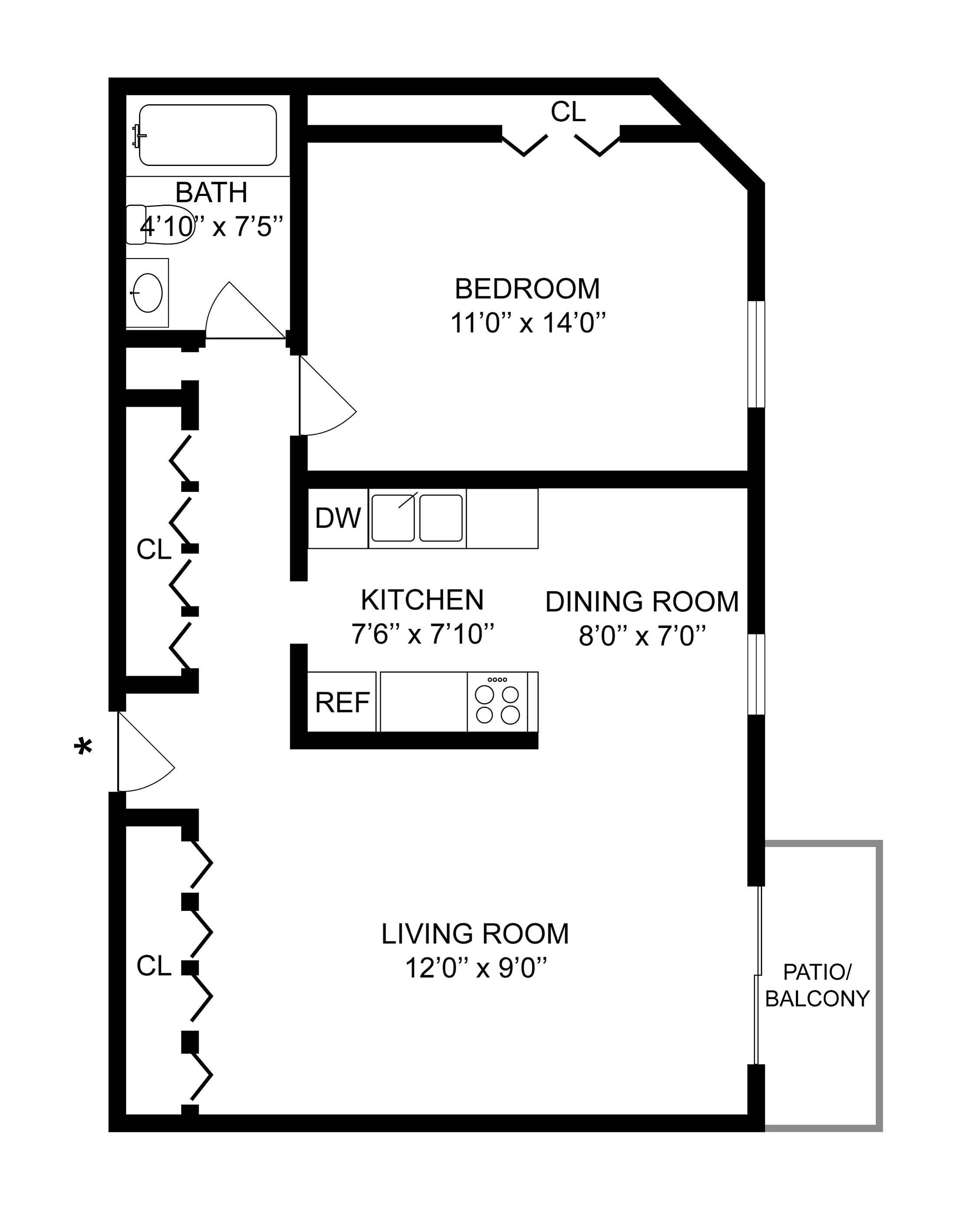 A2 floor plan