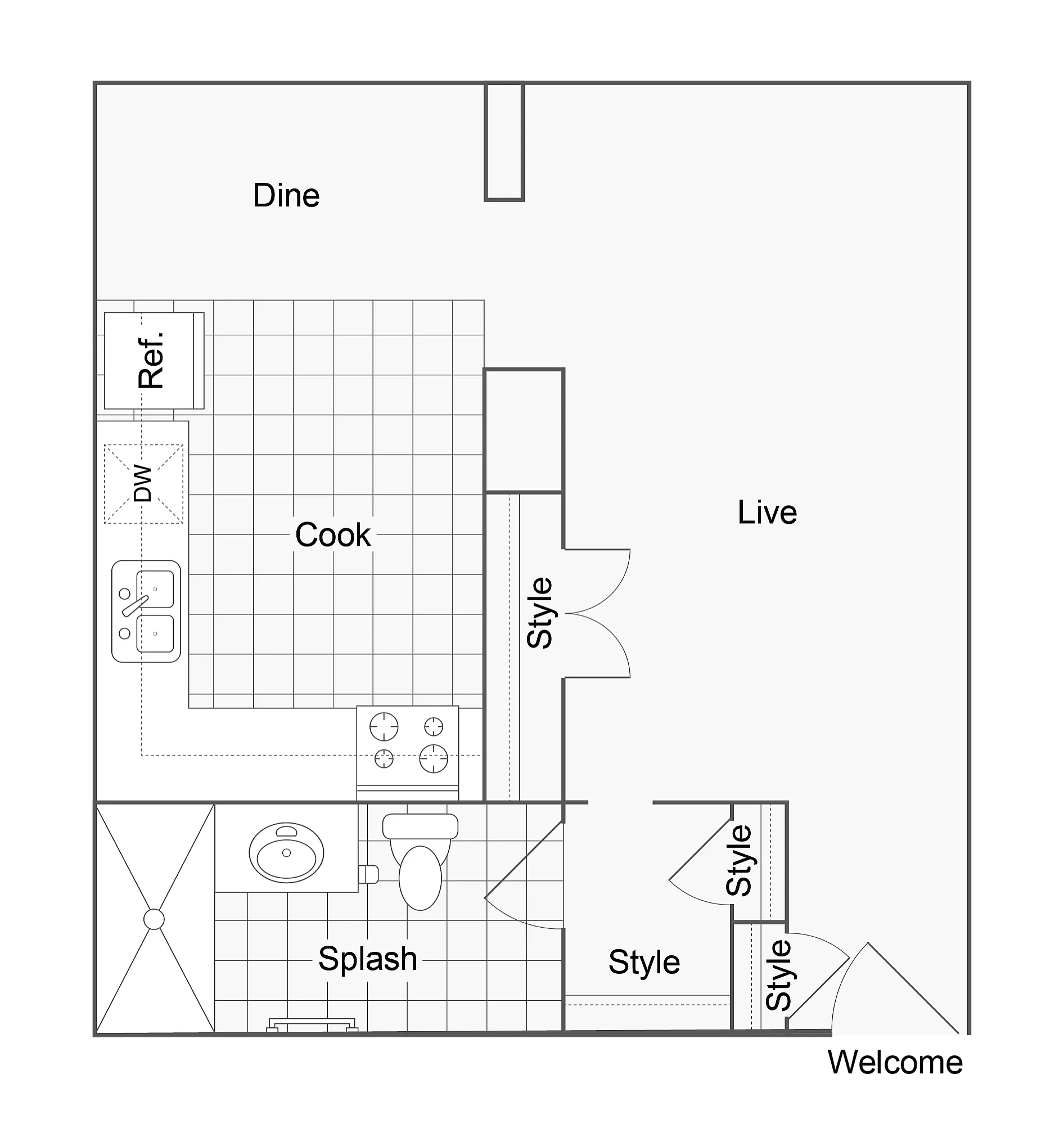 Brady floor plan