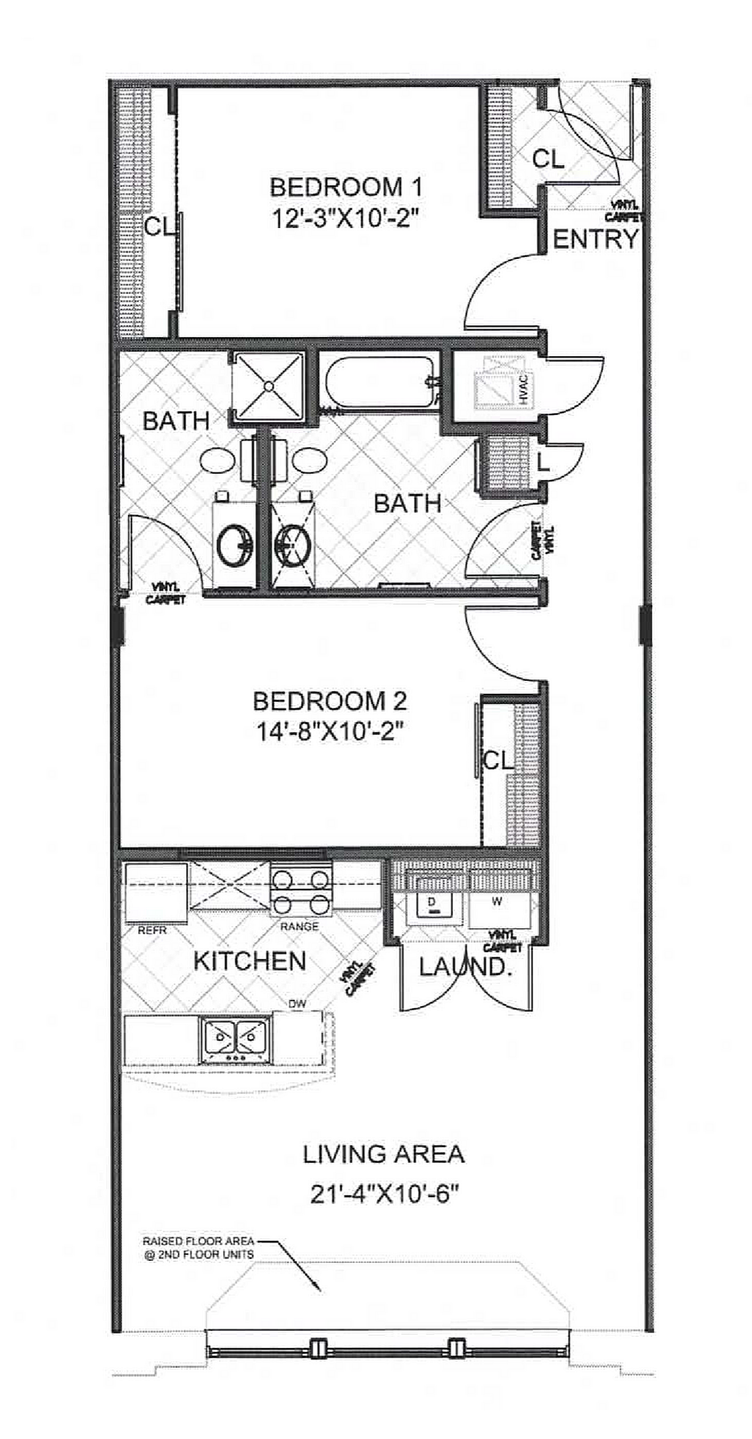 Alpine | 2-Bedroom Floorplan