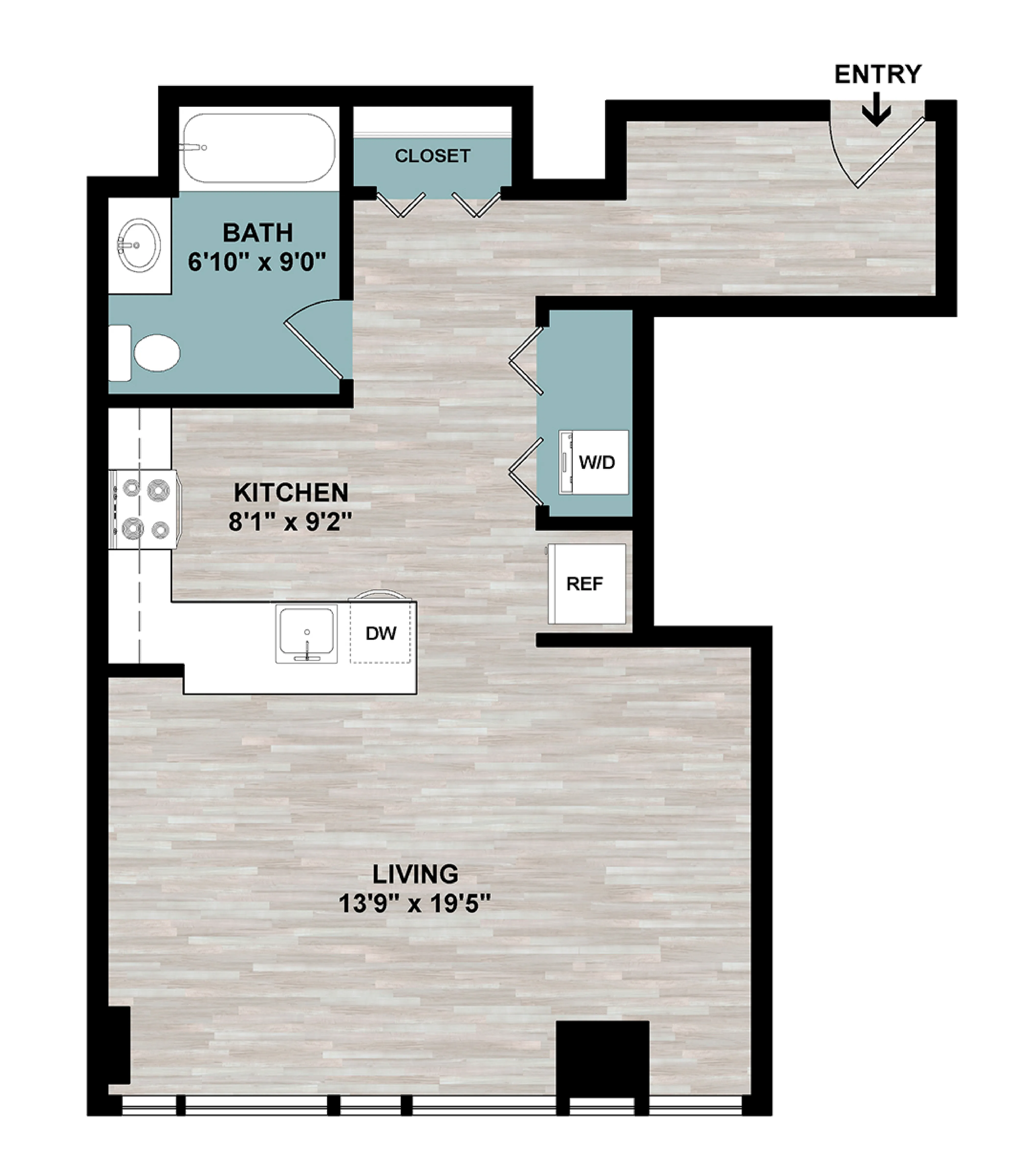 S4 | Studio Floorplan